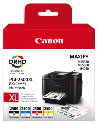 Inktcartridge Canon PGI-2500XL zwart + kleur HC