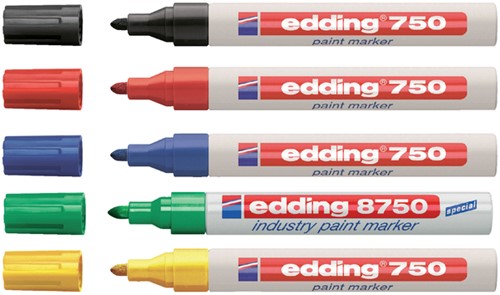 Paintmarker edding 750 op oliebasis 2-4mm zwart-2