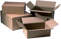 Amerikaanse vouwdoos CleverPack 217x304x150mm B-golf bruin 20 stuks