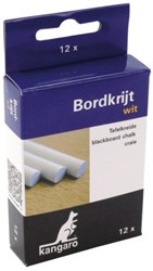 Schoolbordkrijt wit 12 stuks