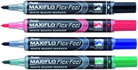 Whiteboardmarker Pentel MWL5SBF Maxiflo rond 1.5-4.5mm zwart-2