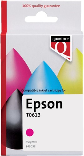 Inktcartridge Quantore Epson T061340 rood