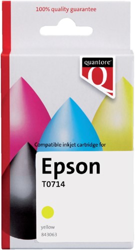 Inktcartridge Quantore Epson T071440 geel
