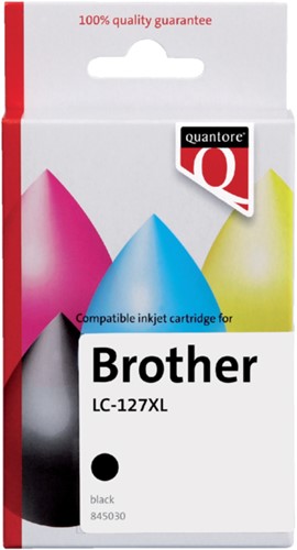 Inktcartridge Quantore Brother LC-127XL zwart