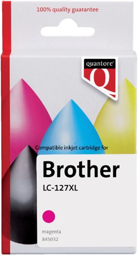 Inktcartridge Quantore Brother LC-125XL rood