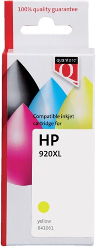 Inktcartridge Quantore alternatief tbv HP CD974AE 920XL geel