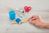Viltstift edding 400 rond 1mm blauw-3