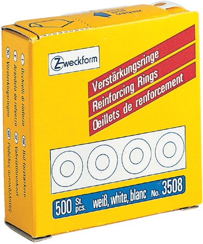 Versterkingsringen Avery 3508 13mm wit 500 stuks