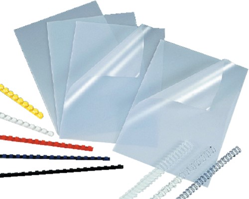 Voorblad Quantore A4 PVC 300 micron transparant 100 stuks-2