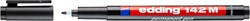 Edding E-142 permanent pen zwart M