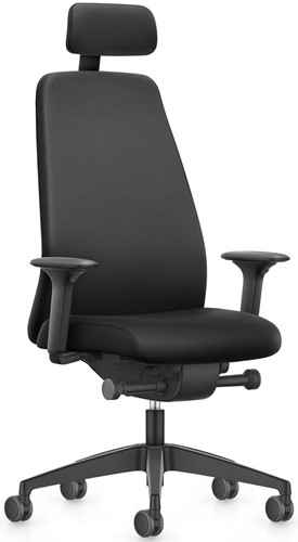 Every bureaustoel EV119 - rug hoog gestoffeerd met neksteun - Comfort zitting - Era gestoffeerd - T armleggers