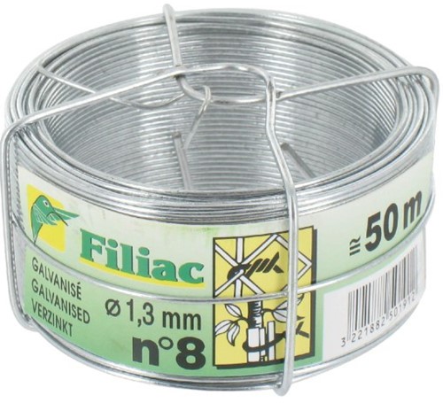 filiacdraad geplastificeerd ø1.1mm spoel 50m
