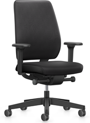 Interstuhl Joyce JC1N1 - NPR1813 bureaudraaistoel middelhoog - rugleuning gestoffeerd - Era stoffering - NPR armlegger