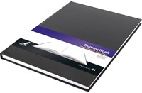 Dummyboek Kangaro A4 blanco hard cover zwart 80 blad/ 160 blz. 100grs.-3