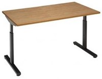 Pinta bureautafel 140x80cm HI 62-86 melamine blad